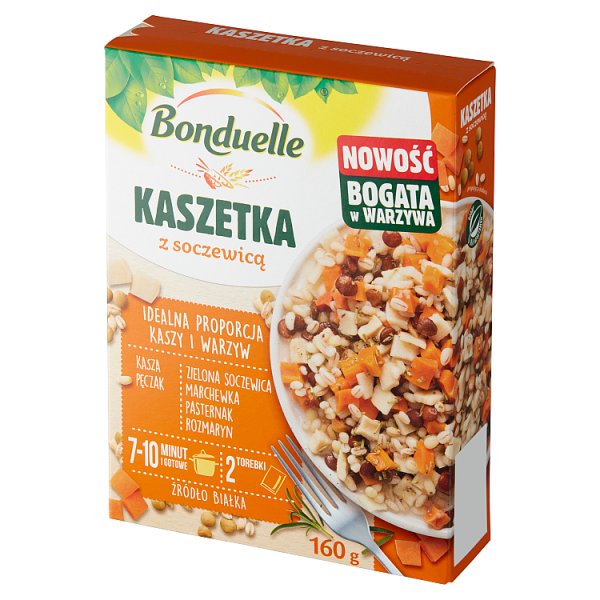 Bonduelle Kaszetka z soczewicą 160 g (2 torebki)