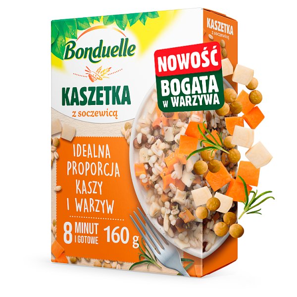 Bonduelle Kaszetka z soczewicą 160 g (2 torebki)