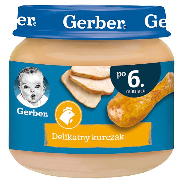 Gerber Delikatny kurczak dla niemowląt po 6. miesiącu 80 g