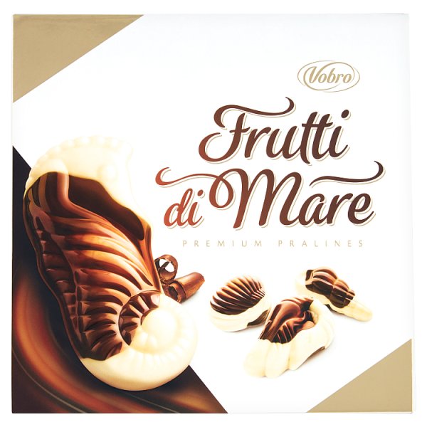 Vobro Frutti di Mare Praliny z kremem karmelowym orzechowym mlecznym i kakaowym 225 g