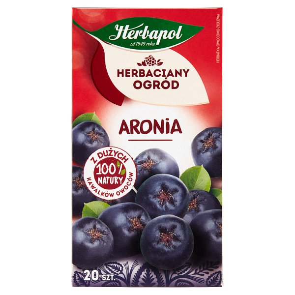 Herbapol Herbaciany Ogród Herbatka owocowo-ziołowa aronia 70 g (20 x 3,5 g)