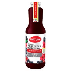 Fortuna Napój antyoksydacja czarna porzeczka + żurawina 1 l
