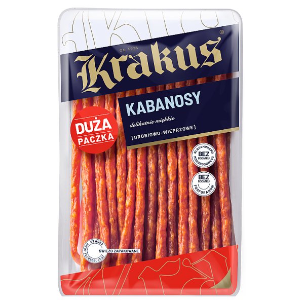 Krakus Kabanosy drobiowo-wieprzowe 250 g