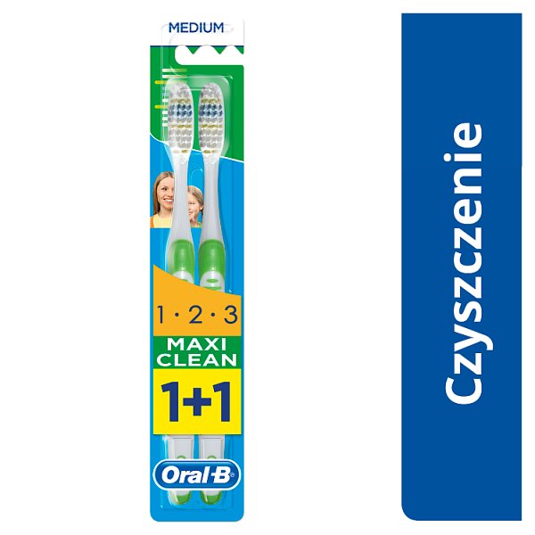 Oral-B 3 Effect Szczoteczka manualna do zębów, średnia, 2 sztuki