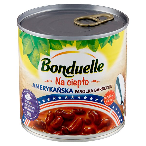 Bonduelle Na ciepło Amerykańska fasolka barbecue 430 g