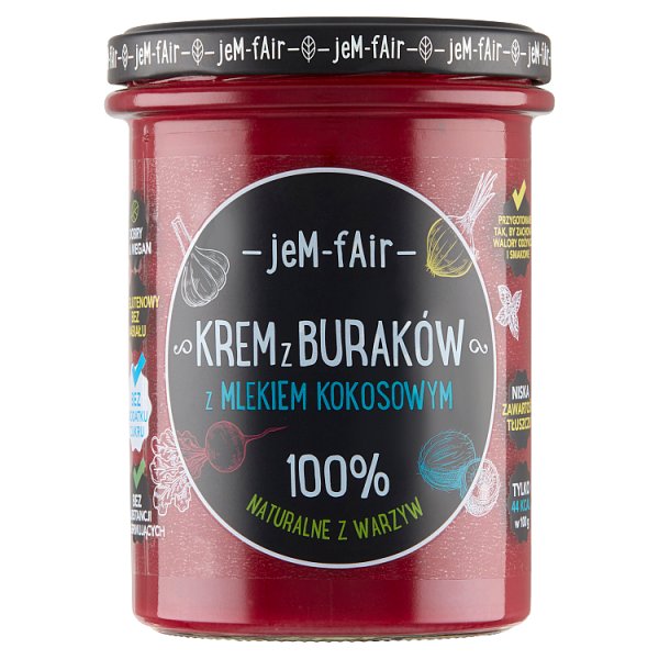 Jem Fair Krem z buraków z mlekiem kokosowym 380 g