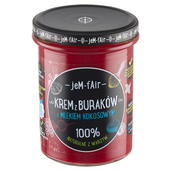 Jem Fair Krem z buraków z mlekiem kokosowym 380 g