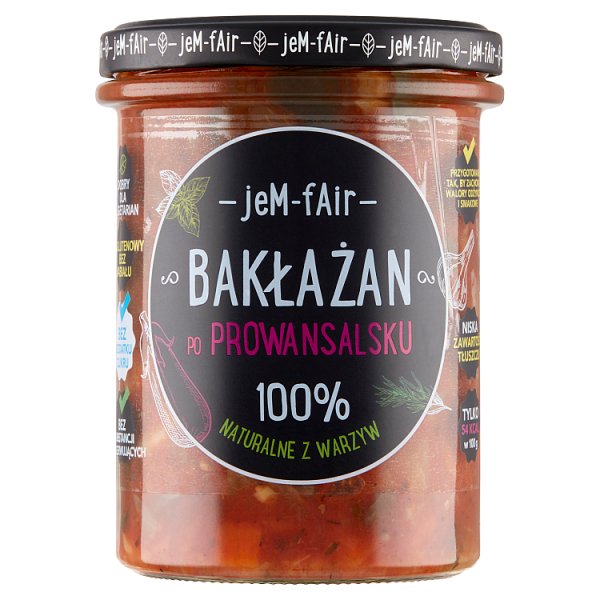 Jem Fair Bakłażan po prowansalsku 380 g