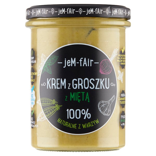 Jem Fair Krem z groszku z miętą 380 g