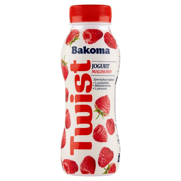 Bakoma Twist Jogurt malinowy 250 g