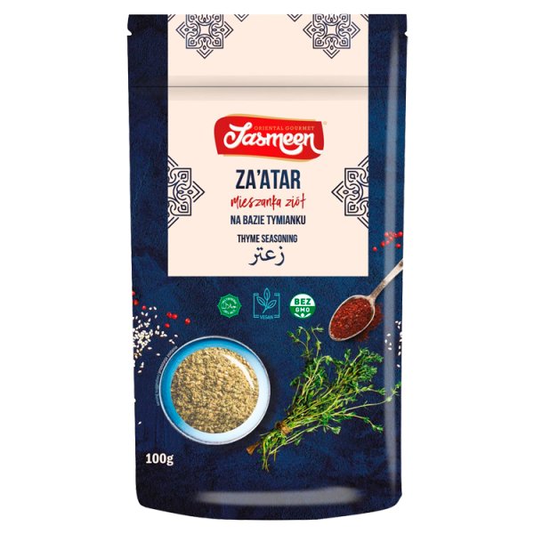 Jasmeen Za&#039;atar Mieszanka ziół na bazie tymianku 100 g