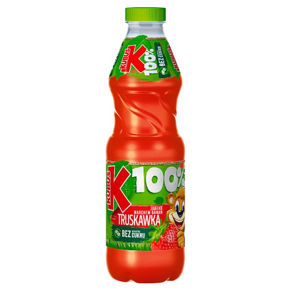 Kubuś 100% Sok jabłko marchew banan truskawka 850 ml