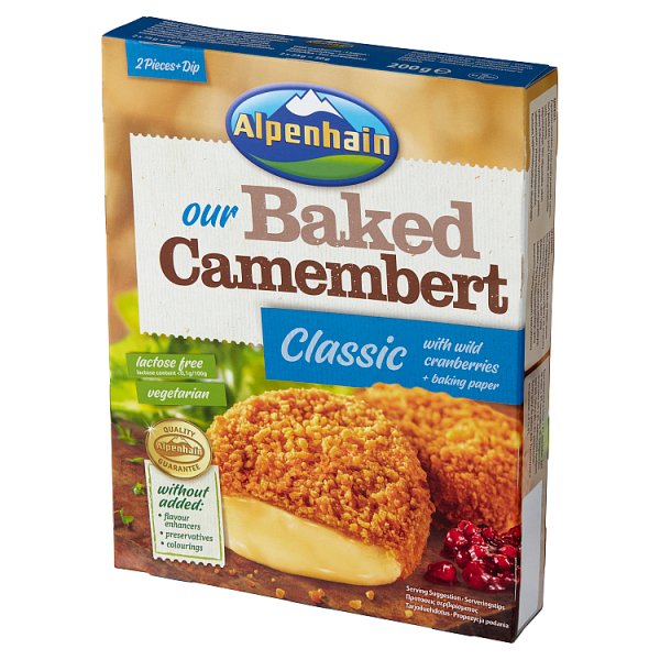 Alpenhain Classic Ser Camembert do zapiekania i sos żurawinowy 200 g