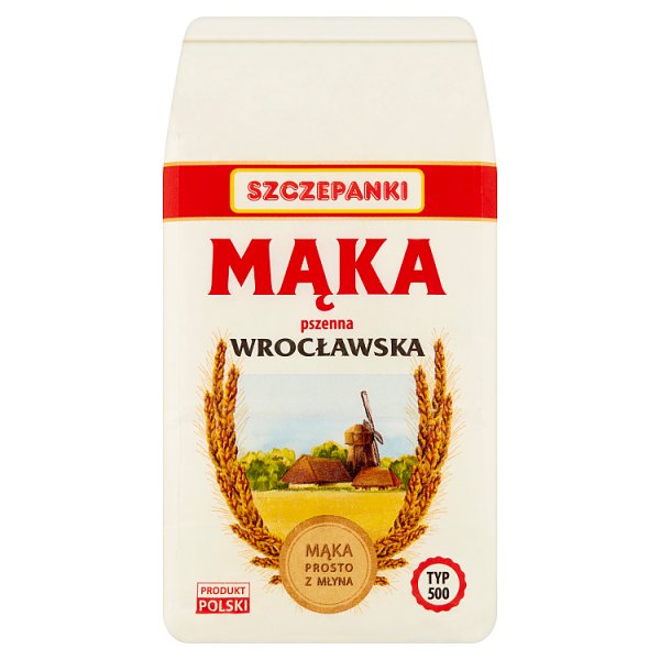Szczepanki Mąka pszenna wrocławska typ 500 1 kg