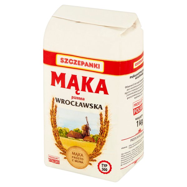 Szczepanki Mąka pszenna wrocławska typ 500 1 kg