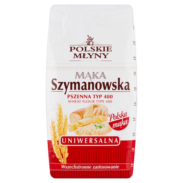Polskie Młyny Mąka Szymanowska Uniwersalna pszenna typ 480 1 kg