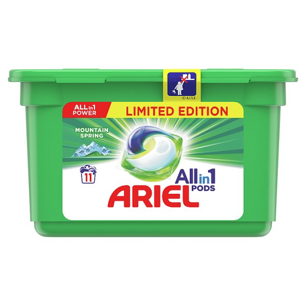 Ariel Allin1 PODS Mountain Spring Kapsułki do prania, 11 prań