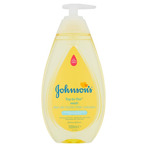Johnson&#039;s Top-to-Toe Płyn do mycia ciała i włosów 500 ml
