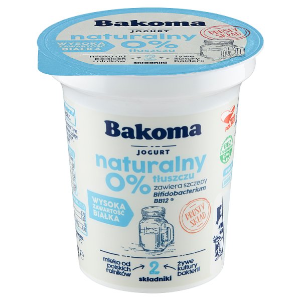 Bakoma Jogurt naturalny 350 g