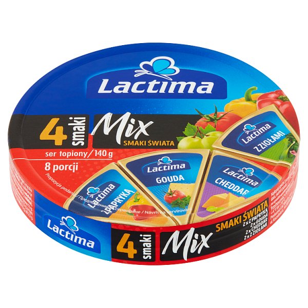 Lactima Ser topiony mix smaki świata 140 g (8 x 17,5 g)