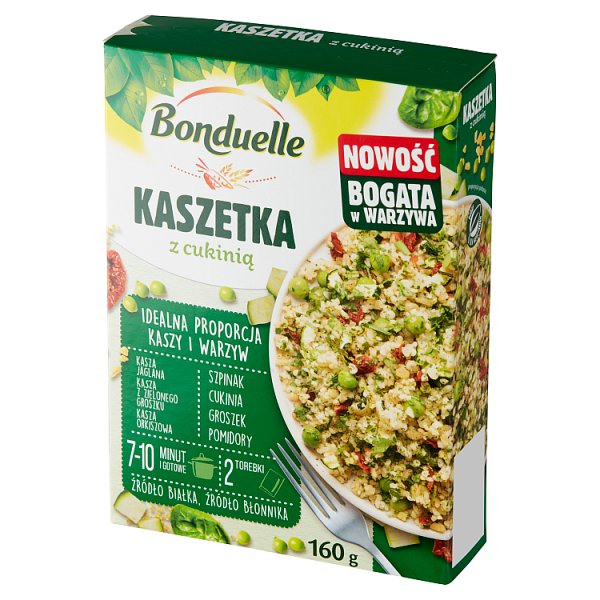 Bonduelle Kaszetka z cukinią 160 g (2 torebki)