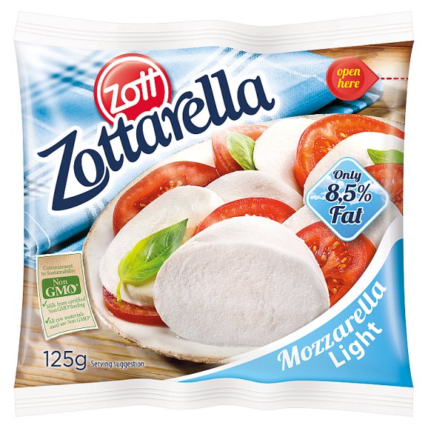 Zott Zottarella Ser Mozzarella Light 125 g