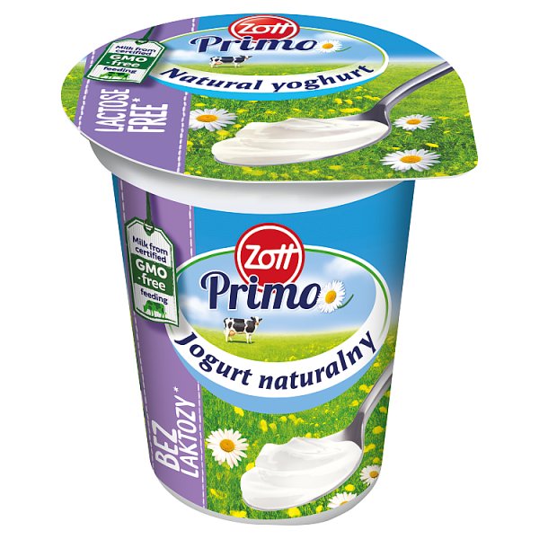 Zott Primo Bez laktozy Jogurt naturalny 330 g
