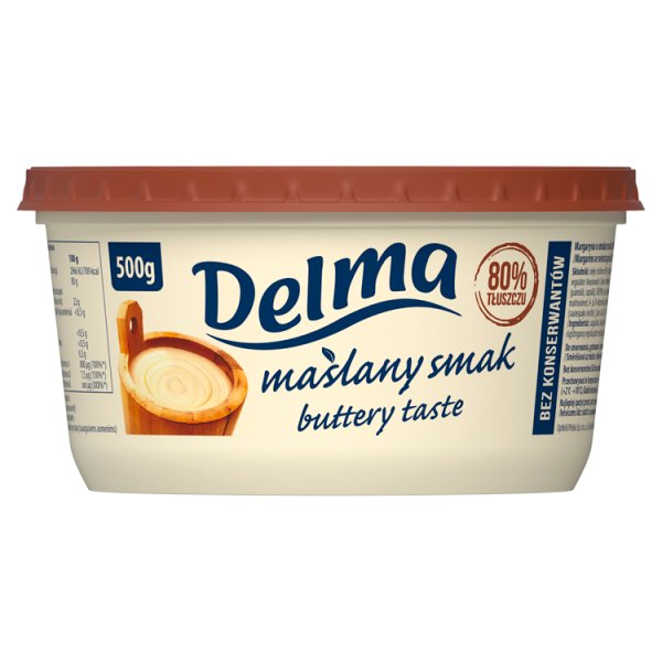 Delma Margaryna o maślanym smaku 500 g