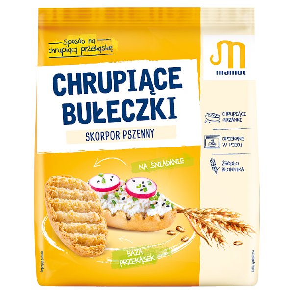 Mamut Chrupiące bułeczki skorpor pszenny 200 g