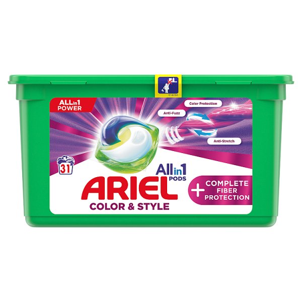 Ariel Allin1 Pods +Complete Fiber Protection Kapsułki do prania, 31 prań
