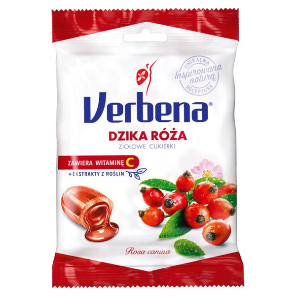 Verbena Ziołowe cukierki dzika róża 60 g