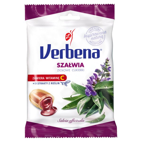 Verbena Ziołowe cukierki szałwia 60 g