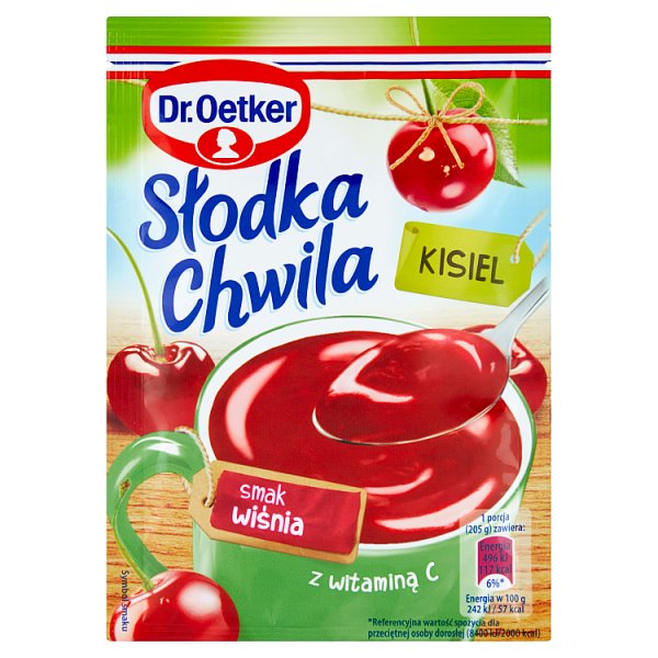 Dr. Oetker Słodka Chwila Kisiel smak wiśnia 30 g