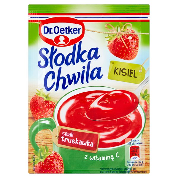 Dr. Oetker Słodka Chwila Kisiel smak truskawka 30 g