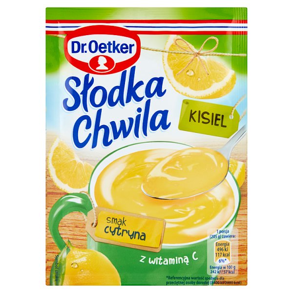 Dr. Oetker Słodka Chwila Kisiel smak cytryna 30 g