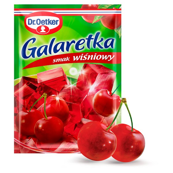 Dr. Oetker Galaretka o smaku wiśniowym 77 g