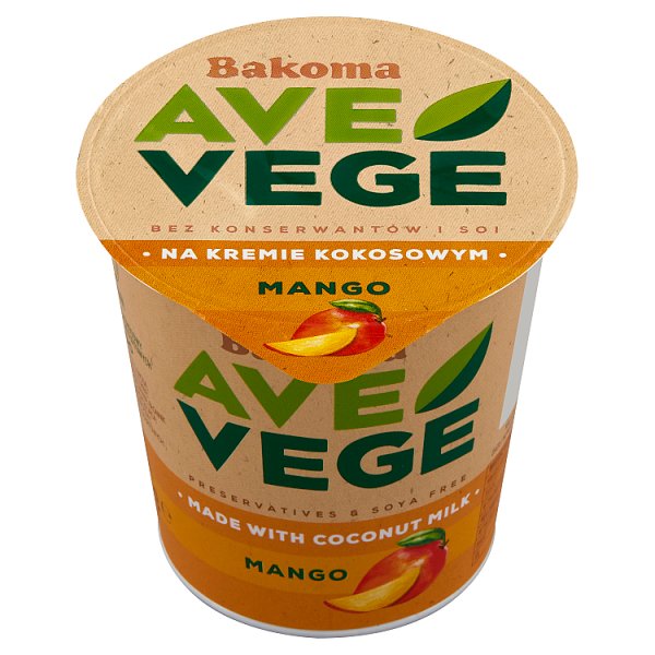 Bakoma Ave Vege Deser na kremie kokosowym z mango 150 g