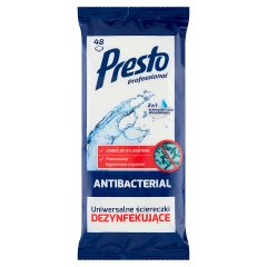 Presto Professional Uniwersalne ściereczki dezynfekujące 48 sztuk