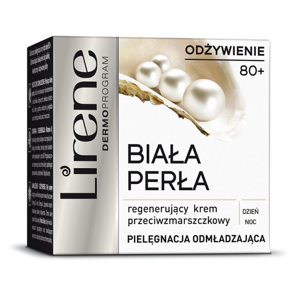 Lirene Biała Perła Regenerujący krem przeciwzmarszczkowy na dzień i noc 50 ml