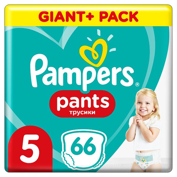 Pampers Pieluchomajtki, Rozmiar 5, 66 Sztuk, 12kg-17kg