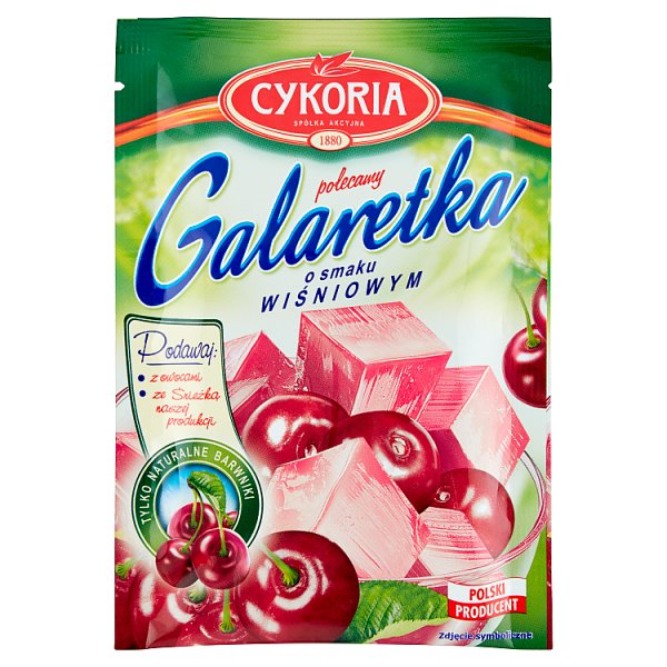 Cykoria Galaretka o smaku wiśniowym 75 g