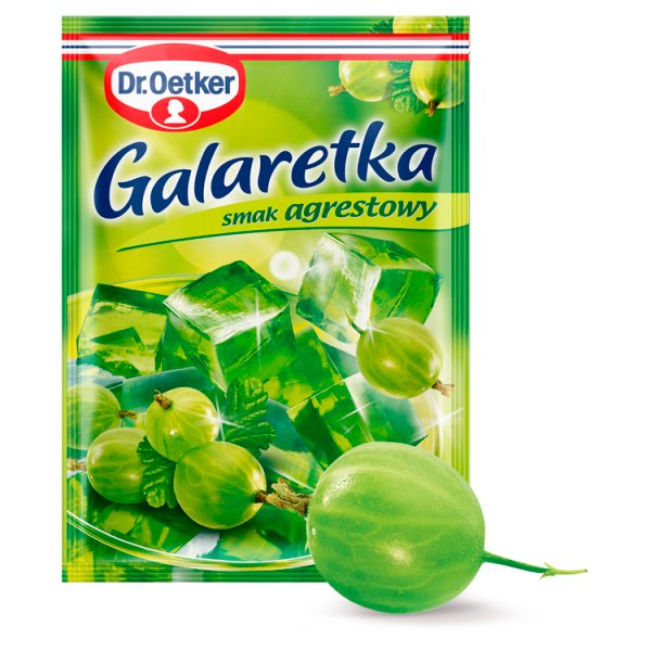 Dr. Oetker Galaretka o smaku agrestowym 77 g