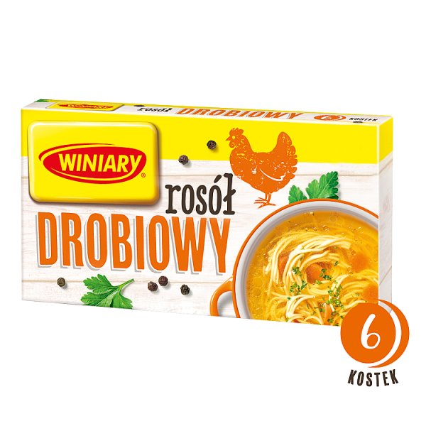 Winiary Rosół drobiowy 60 g (6 sztuk)