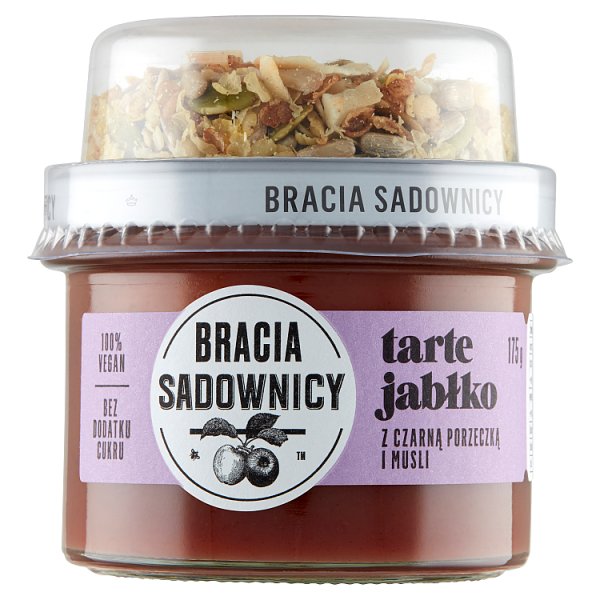 Bracia Sadownicy Tarte jabłko z czarną porzeczką i musli 175 g