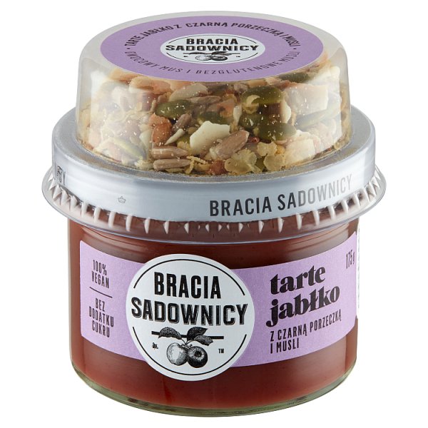 Bracia Sadownicy Tarte jabłko z czarną porzeczką i musli 175 g