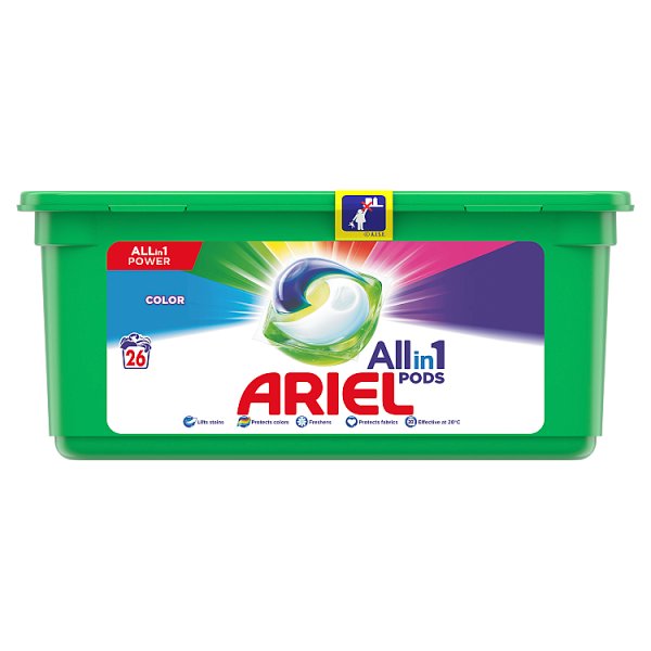 Ariel Allin1 Pods Color Kapsułki do prania, 26 prań