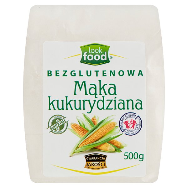 Look Food Bezglutenowa mąka kukurydziana 500 g