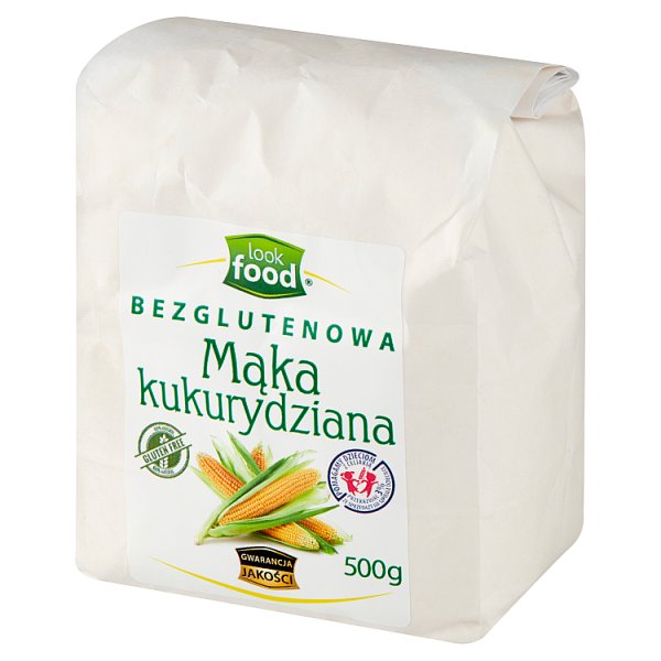 Look Food Bezglutenowa mąka kukurydziana 500 g