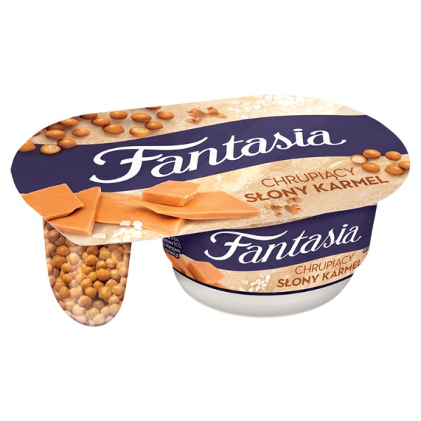 Fantasia Jogurt kremowy chrupiący słony karmel 99 g