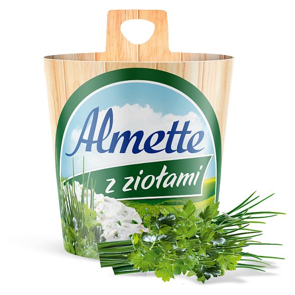 Almette Puszysty serek twarogowy z ziołami 150 g